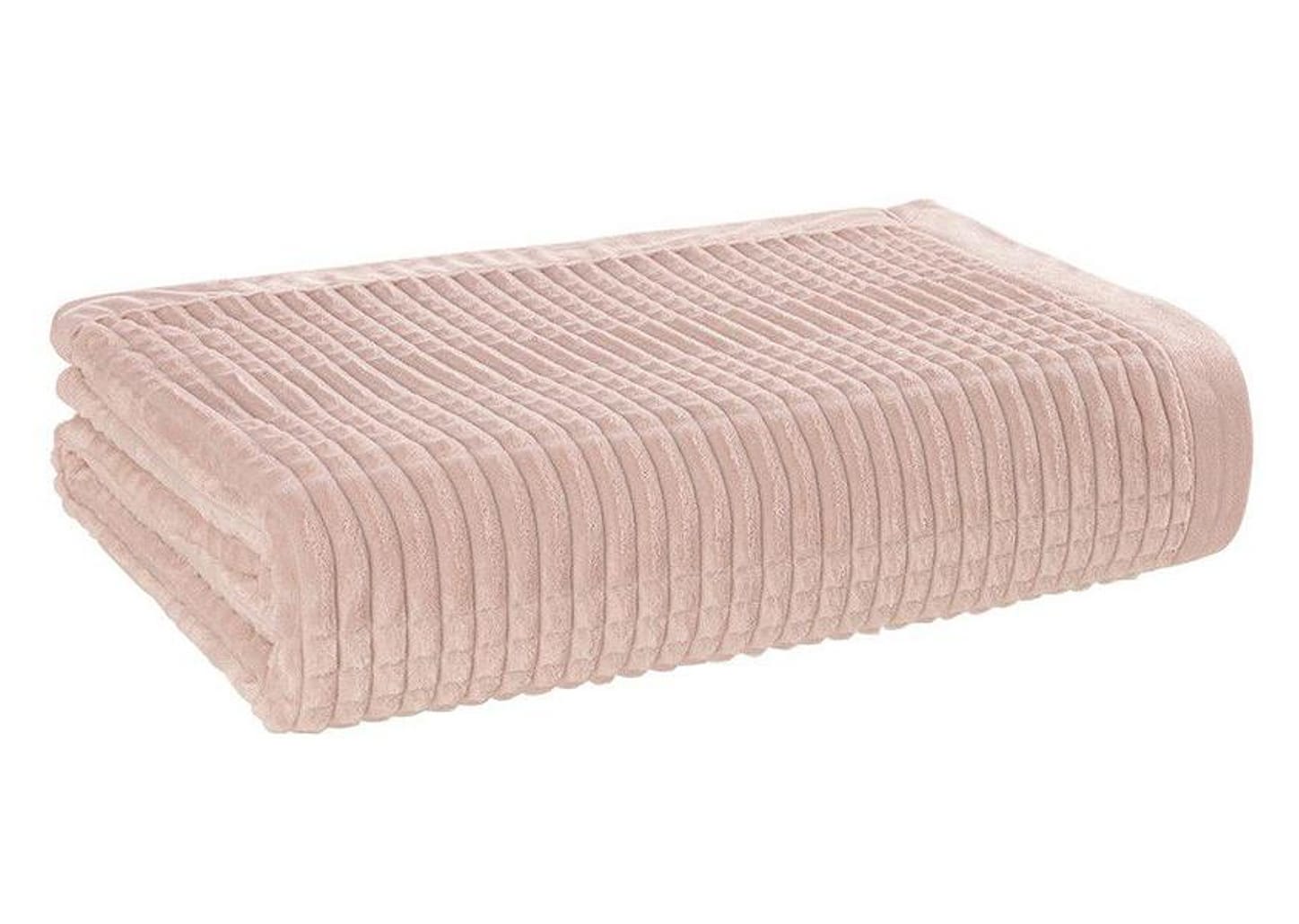 Manta Casal de Poliéster Karsten Lima Blush