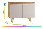 Buffet Moderno 2 Portas Viero Móveis Active