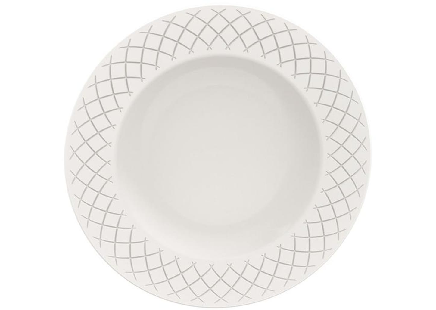 Jogo de Pratos Redondo de Porcelana Branco Raso - Tramontina Ingrid 6 Peças