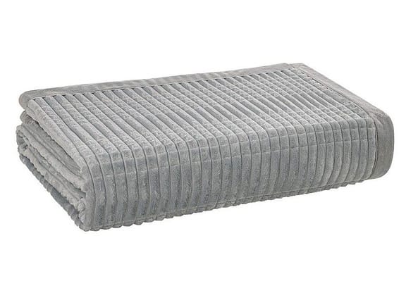 Manta Casal de Poliéster Karsten Lima Cinza