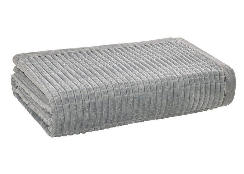 Manta Casal de Poliéster Karsten Lima Cinza