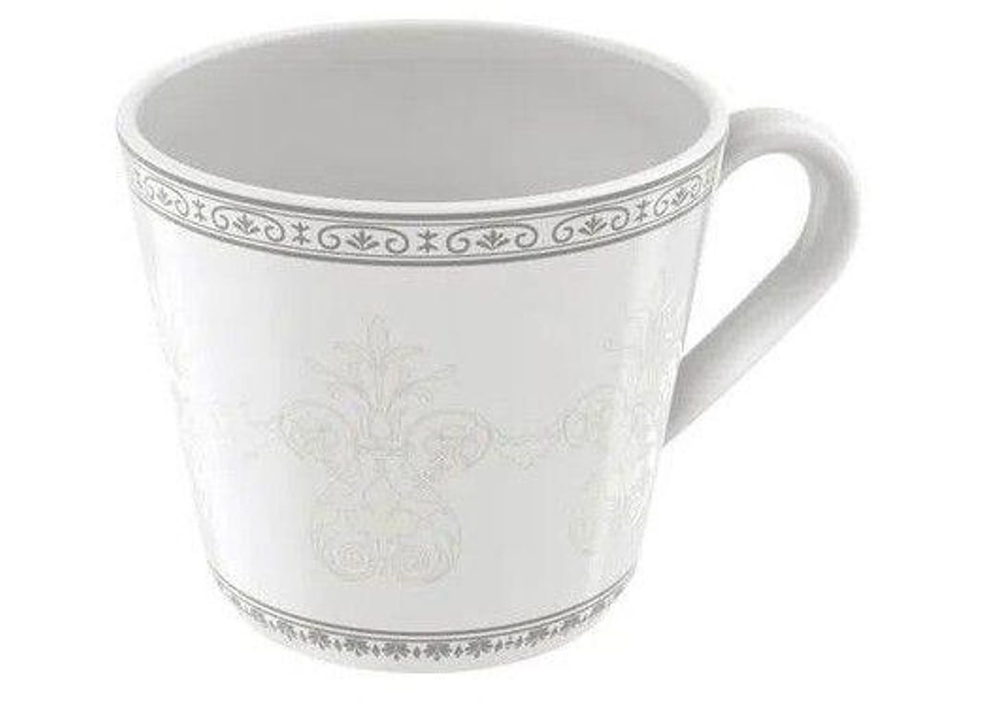 Aparelho de Jantar e Chá 20 Peças Tramontina - Porcelana Cinza Redondo Gabrielle