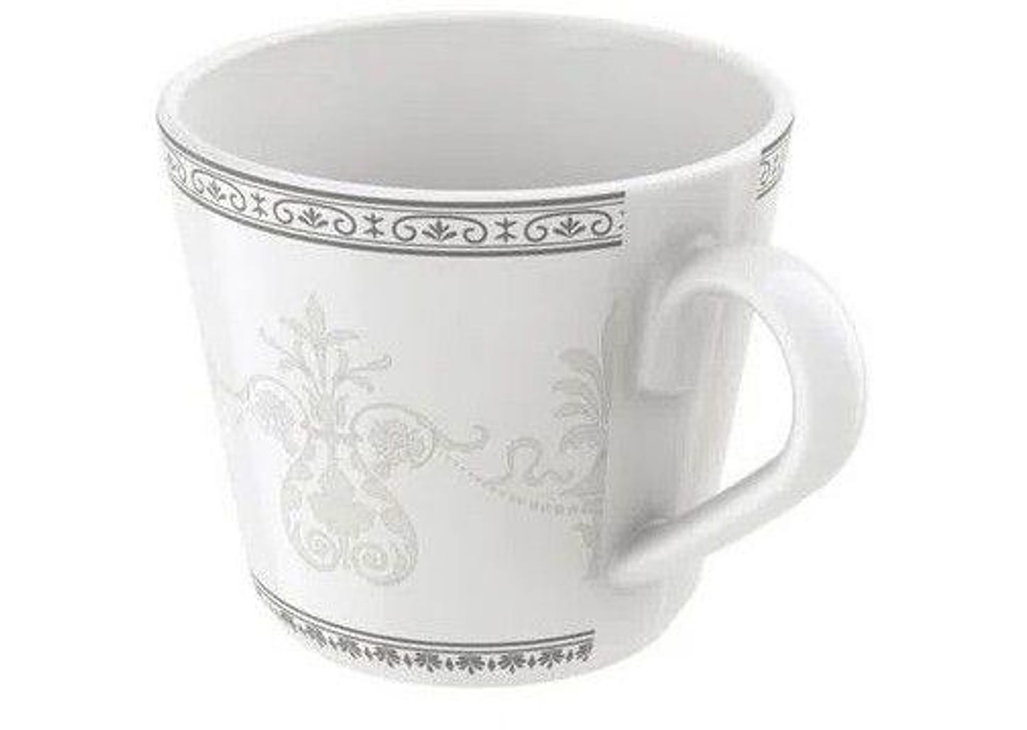 Aparelho de Jantar e Chá 20 Peças Tramontina - Porcelana Cinza Redondo Gabrielle