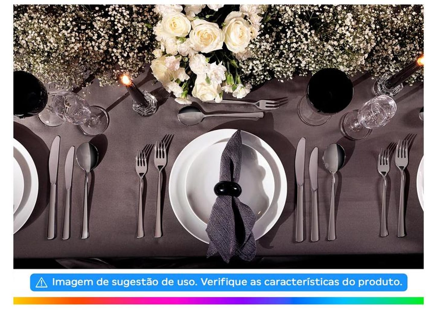 Jogo de Pratos Redondo de Porcelana Branco Raso - Tramontina Leonora 6 Peças