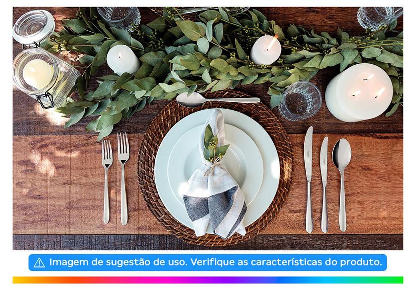 Jogo de Pratos Redondo de Porcelana Branco para Sobremesa Tramontina Maria Augusta 6 Peças