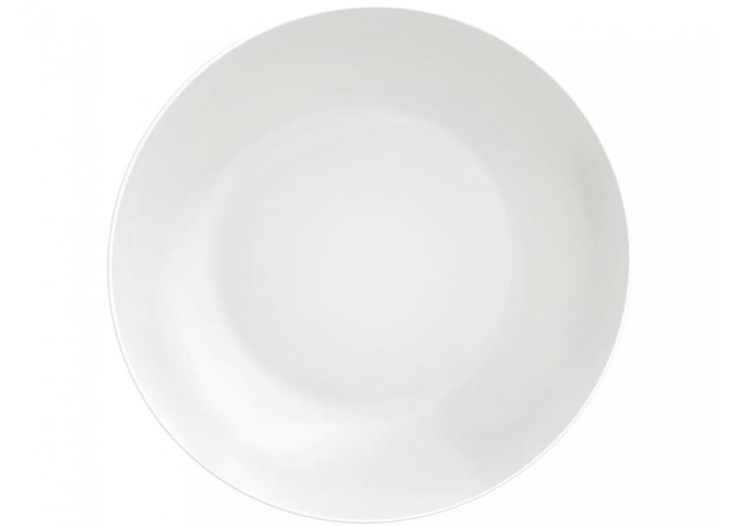 Jogo de Pratos Redondo de Porcelana Branco - Tramontina Leonora 6 Peças