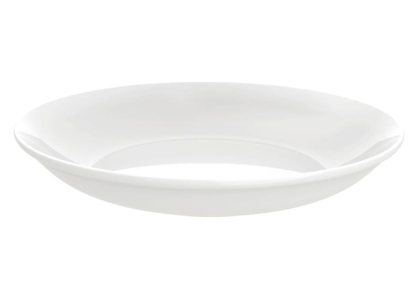 Jogo de Pratos Redondo de Porcelana Branco - Tramontina Leonora 6 Peças