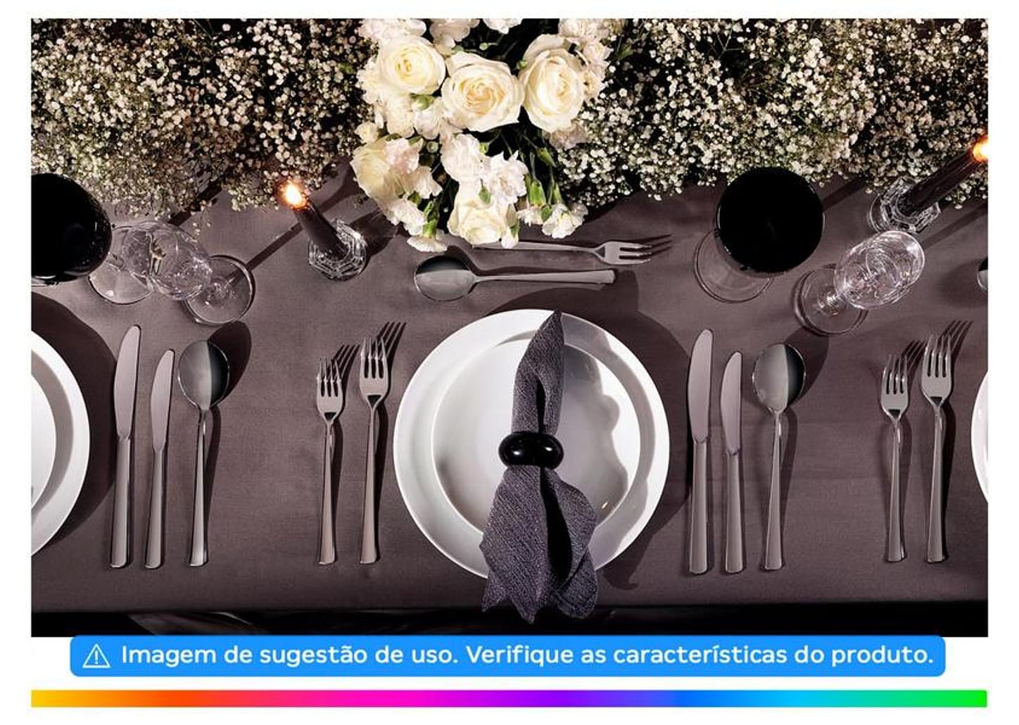 Jogo de Pratos Redondo de Porcelana Branco - Tramontina Leonora 6 Peças