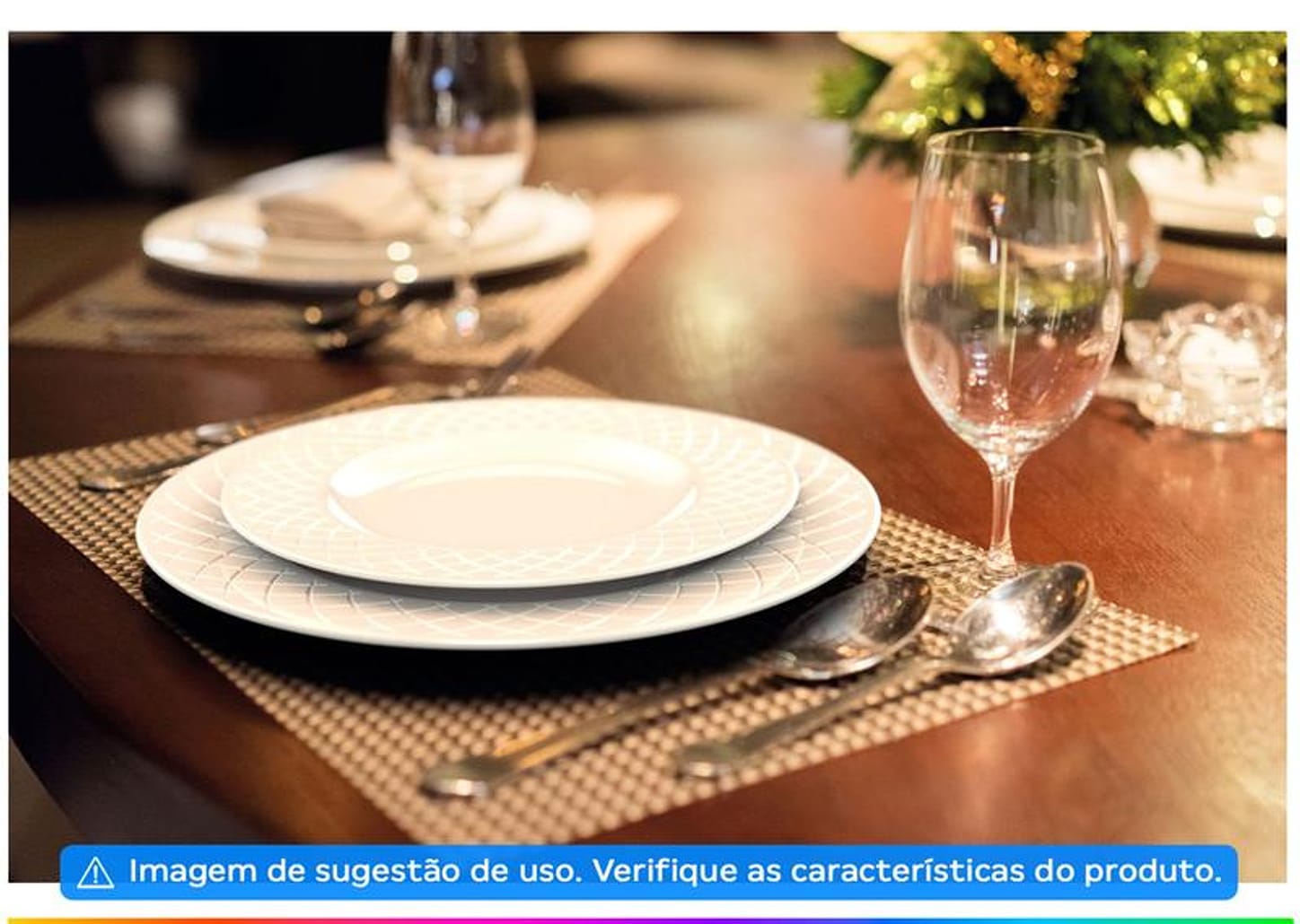 Aparelho de Jantar e Chá 20 Peças Tramontina - Porcelana Branco Redondo Ingrid