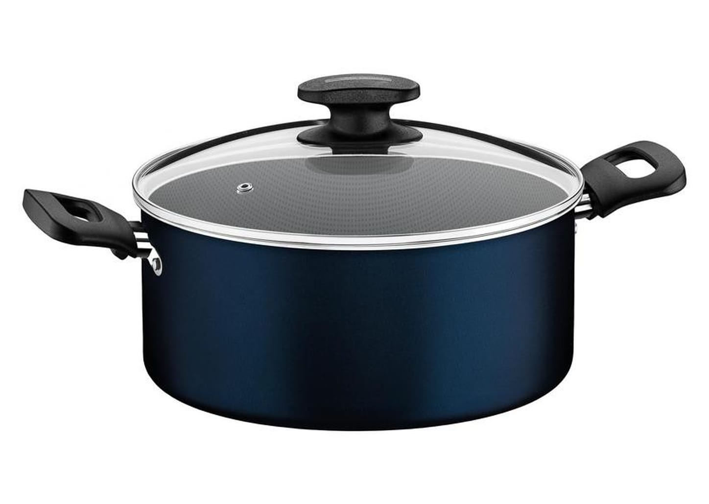 Jogo de Panelas Tramontina Antiaderente de Alumínio Azul 7 Peças Ravena