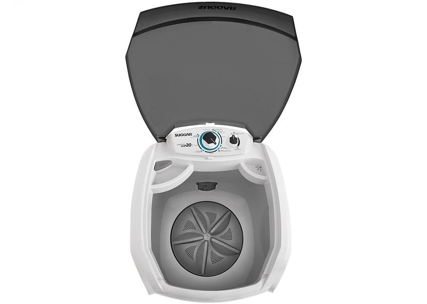 Lavadora de Roupas Suggar 20kg 6 Programas de Lavagem Branca LE2002BR