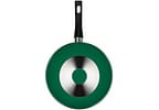 Frigideira Wok Antiaderente Multiflon de Alumínio Color Verde 28cm