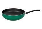 Frigideira Wok Antiaderente Multiflon de Alumínio Color Verde 28cm