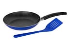 Frigideira Antiaderente Multiflon de Alumínio Color Azul 20cm com Espátula