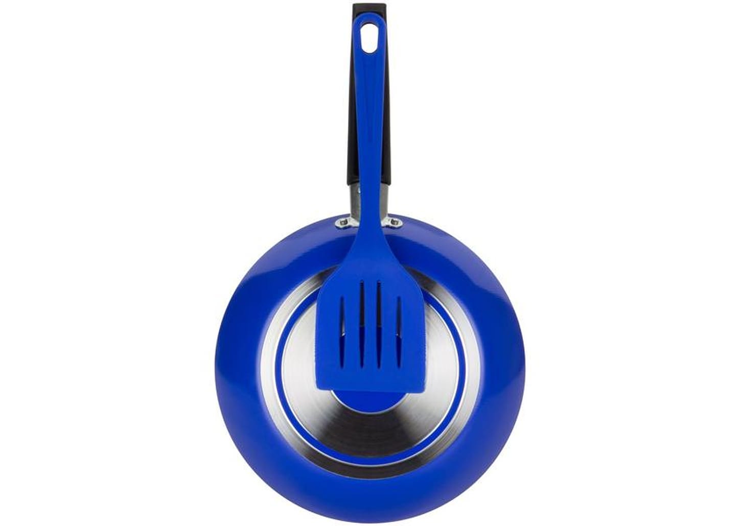 Frigideira Antiaderente Multiflon de Alumínio Color Azul 20cm com Espátula