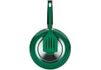 Frigideira Antiaderente Multiflon de Alumínio Color Verde 20cm com Espátula