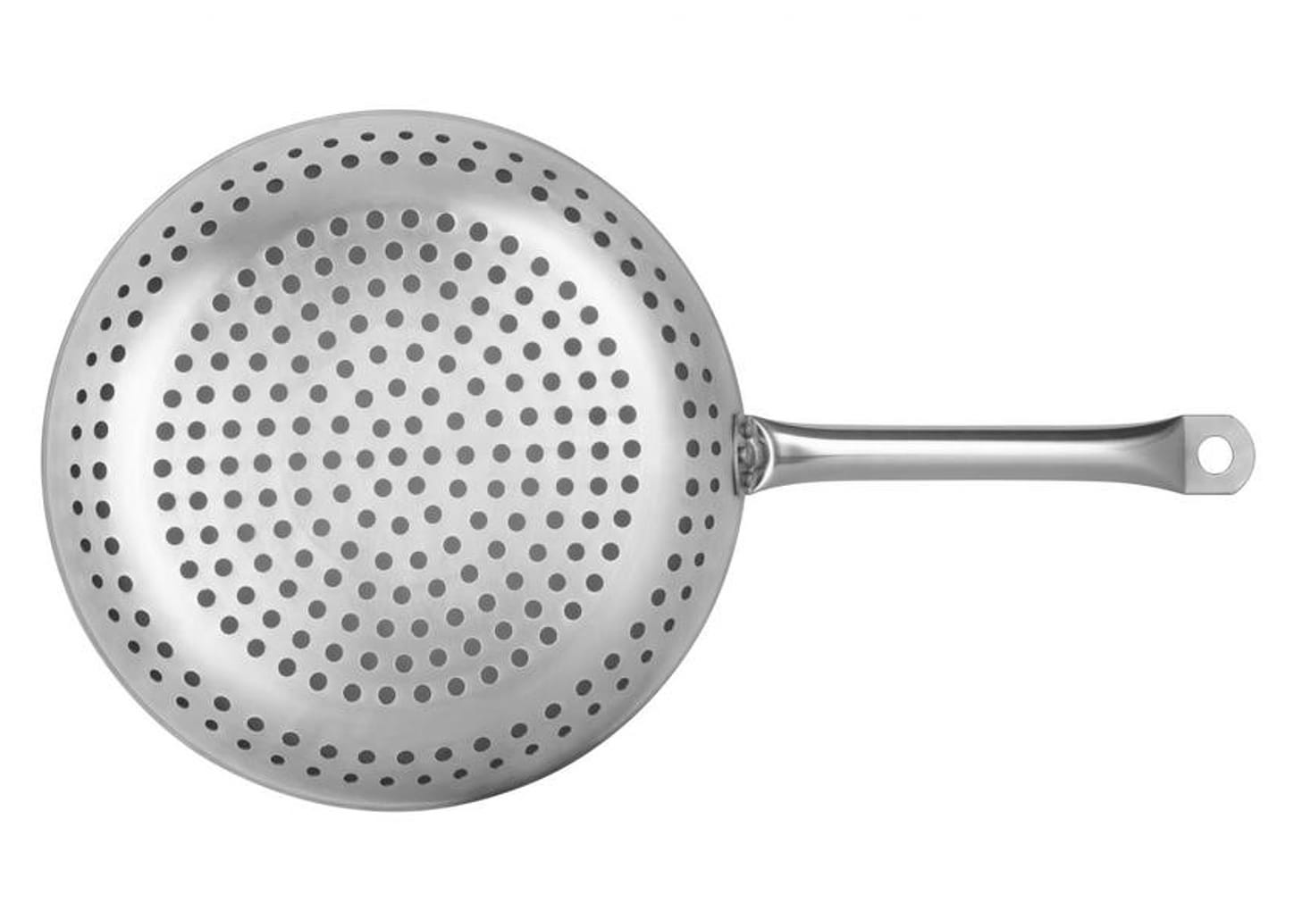 Frigideira Grill Antiaderente Multiflon Alumínio - Perfurada Profissional 32cm