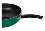 Frigideira Wok Antiaderente Multiflon de Alumínio Color Verde 24cm