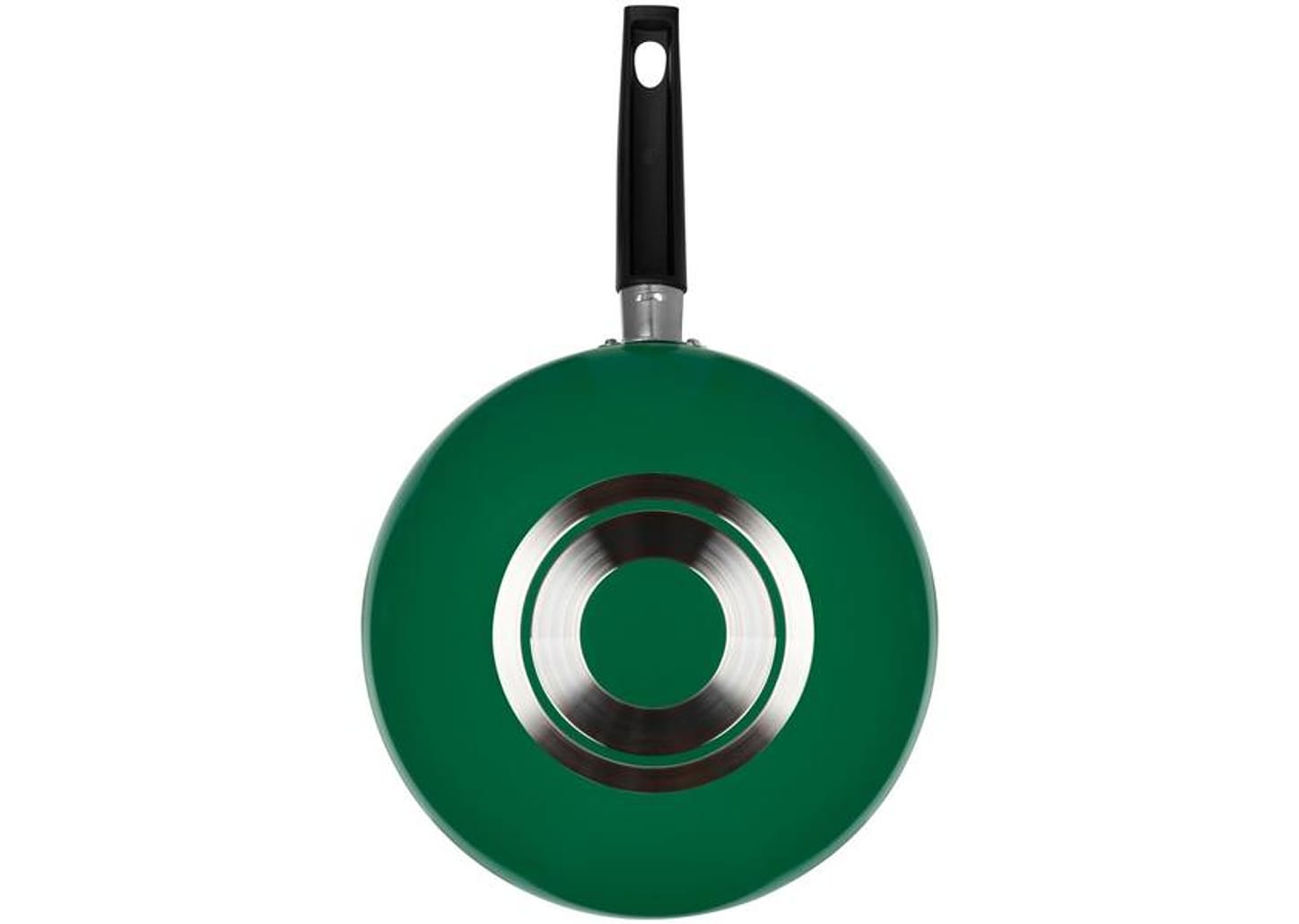 Frigideira Wok Antiaderente Multiflon de Alumínio Color Verde 24cm