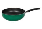 Frigideira Wok Antiaderente Multiflon de Alumínio Color Verde 24cm