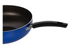 Frigideira Wok Antiaderente Multiflon de Alumínio Color Azul 24cm