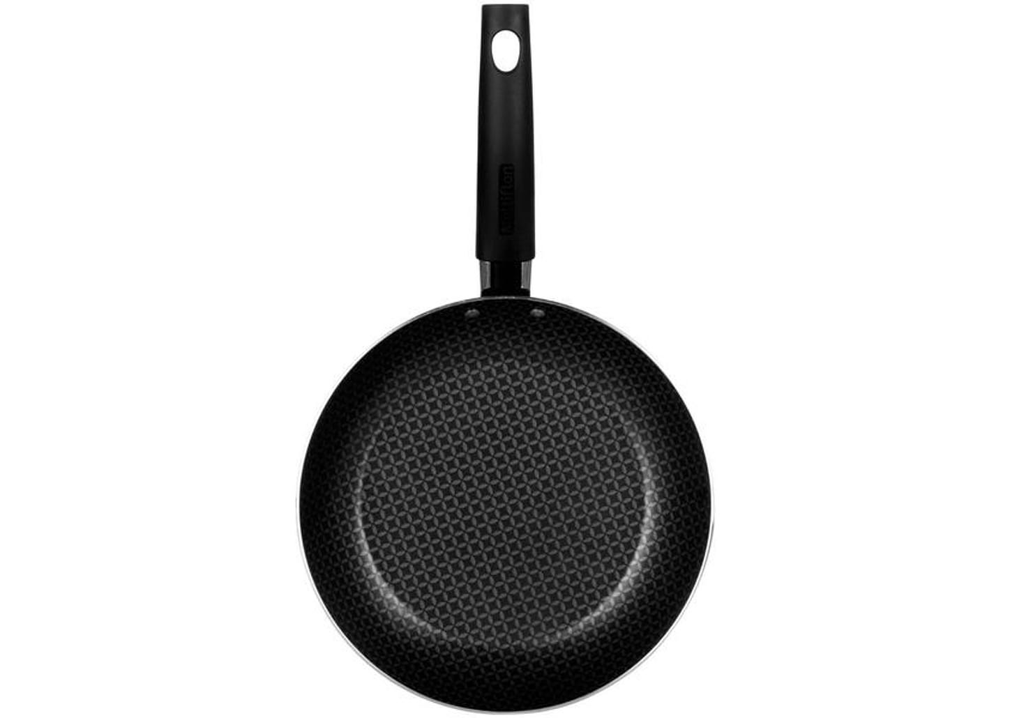 Frigideira Antiaderente Multiflon de Alumínio com Espátula Color Amarela 22cm