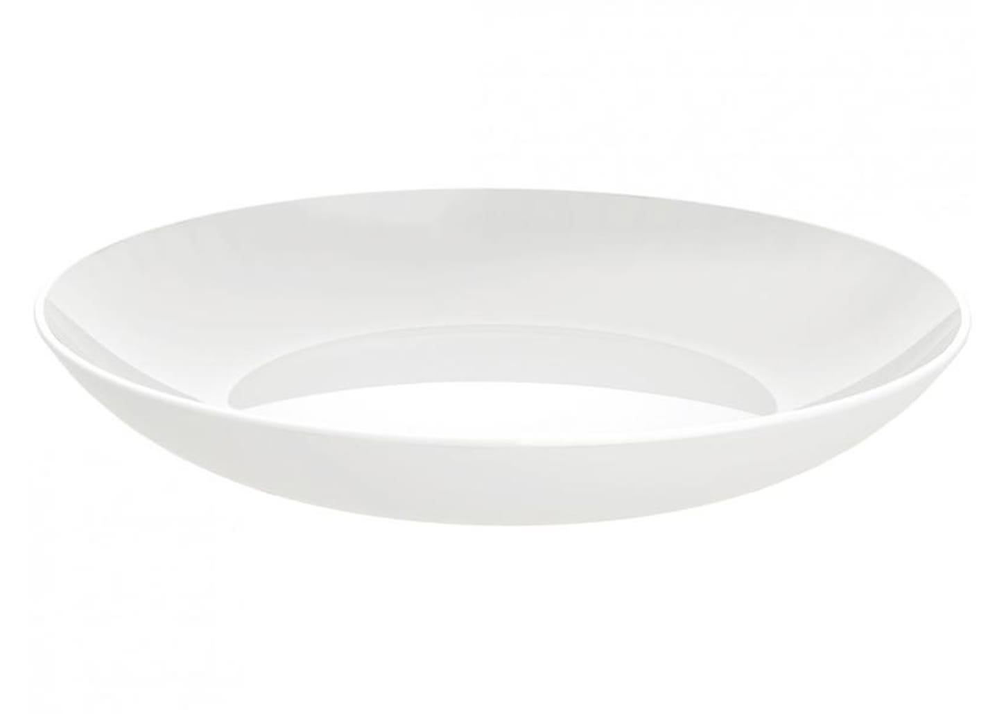 Jogo de Pratos Redondo de Porcelana Branco Fundo - Tramontina Sophia 6 Peças