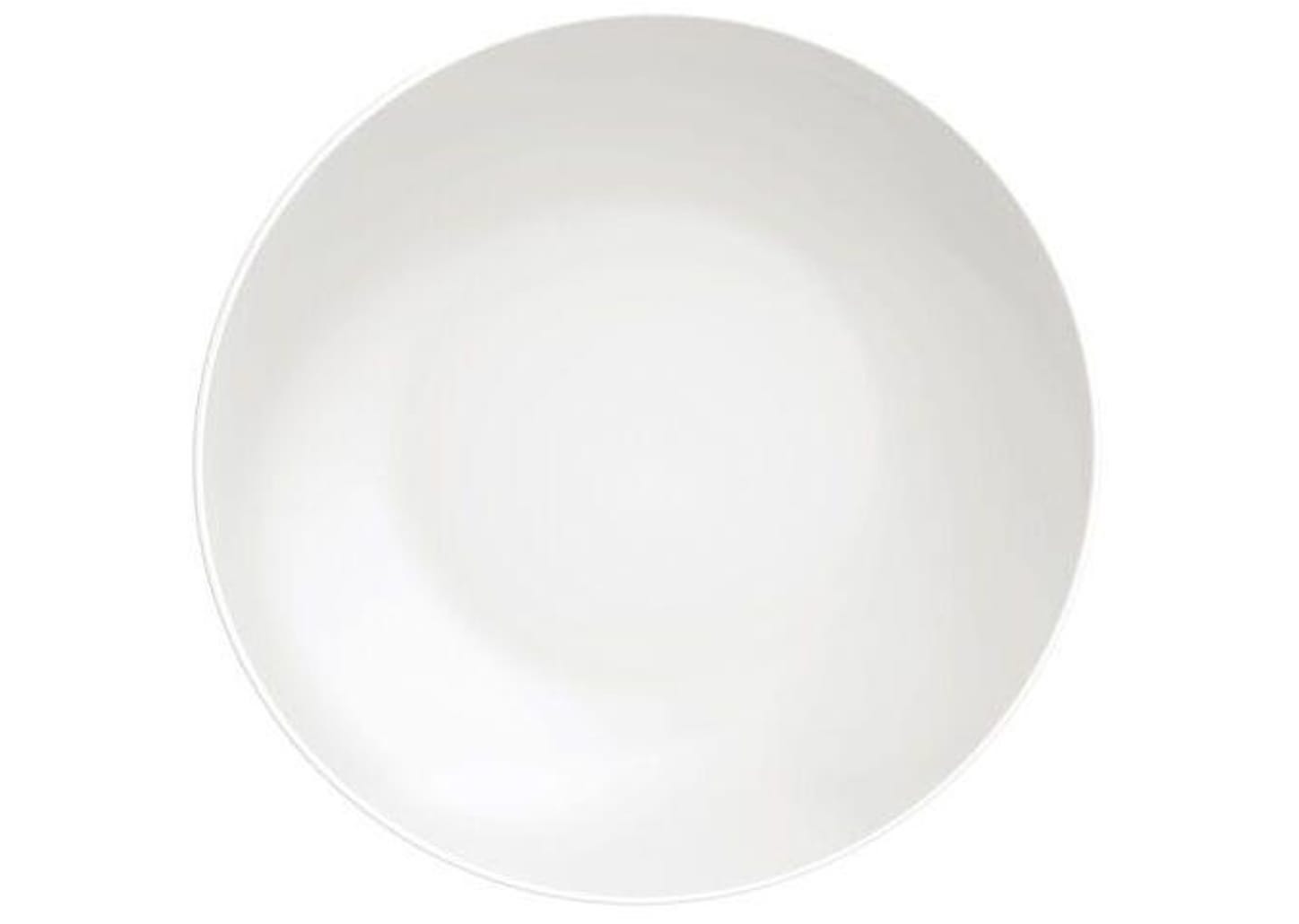 Jogo de Pratos Redondo de Porcelana Branco Fundo - Tramontina Sophia 6 Peças