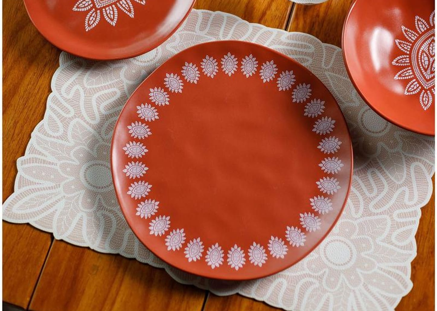 Jogo Americano Mandacaru Martha Medeiros Terra 4 Peças 43x30cm