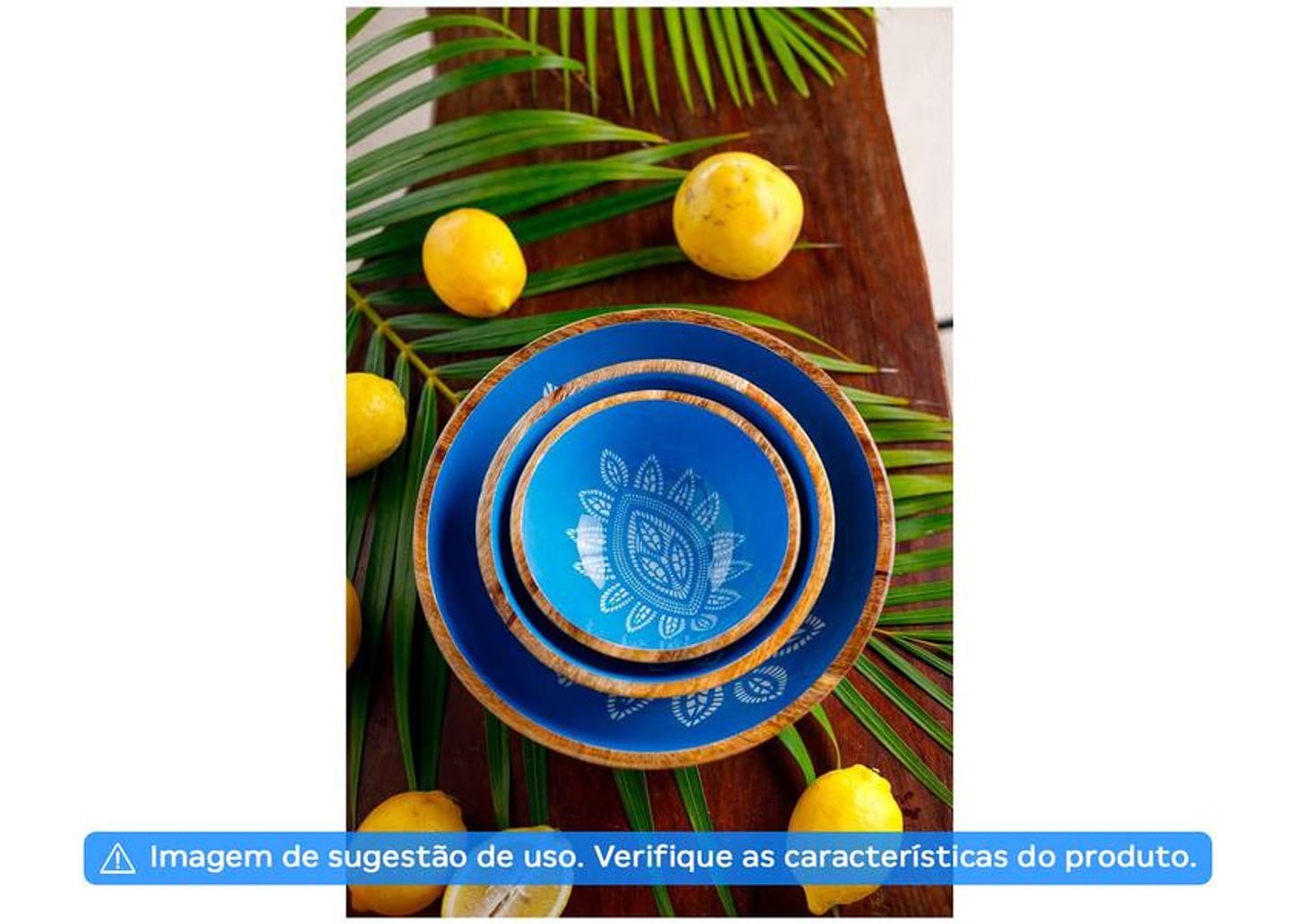 Bowl Mandacaru Martha Medeiros Céu 30cm