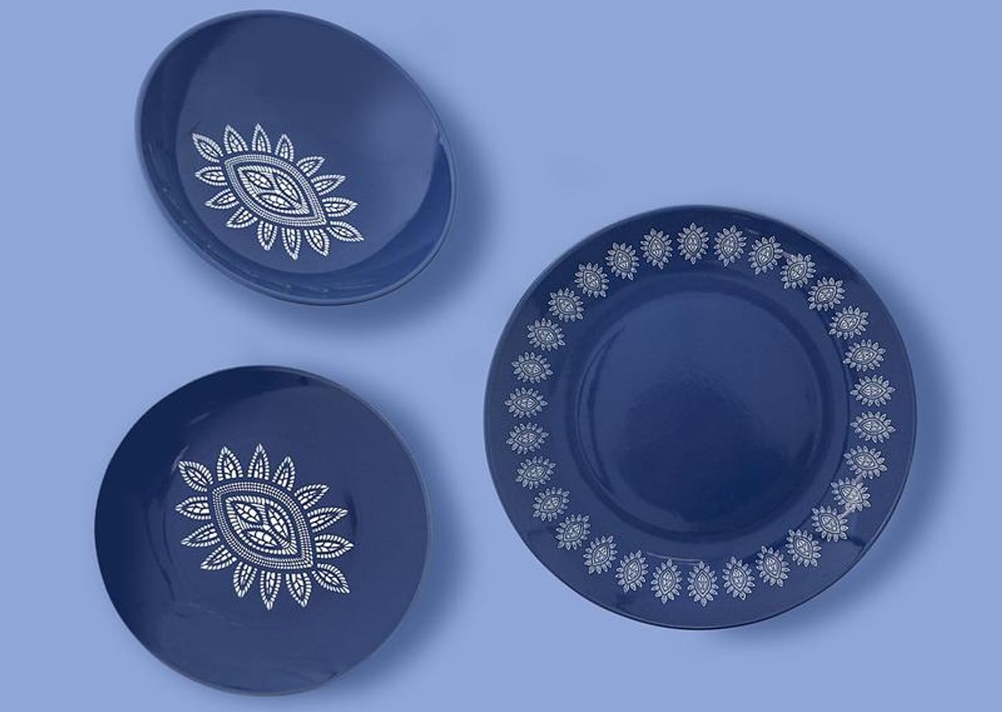 Aparelho de Jantar Mandacaru Martha Medeiros Céu 12 Peças