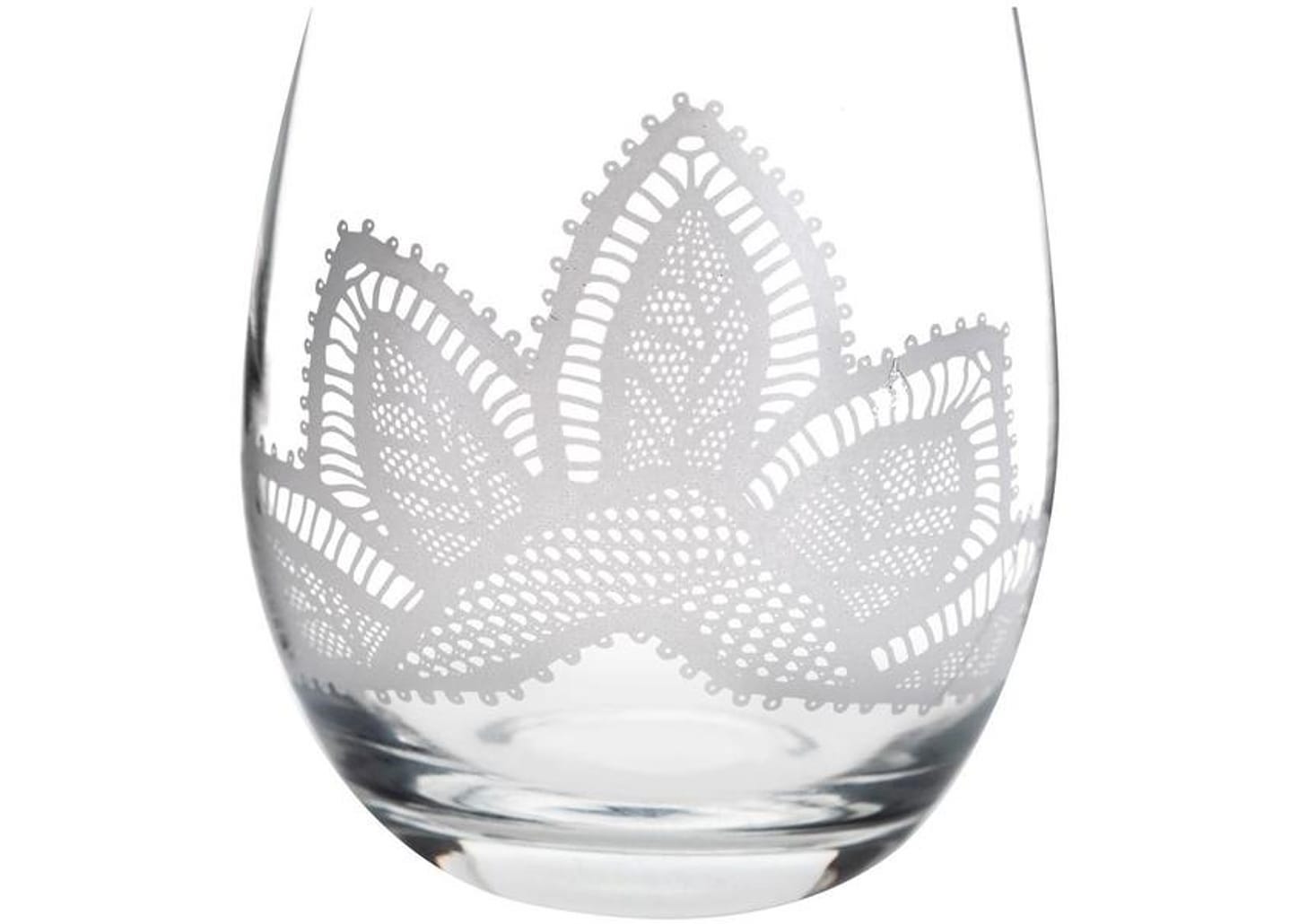 Jogo de Copos de Vidro Mandacaru Martha Medeiros 500ml 6 Peças