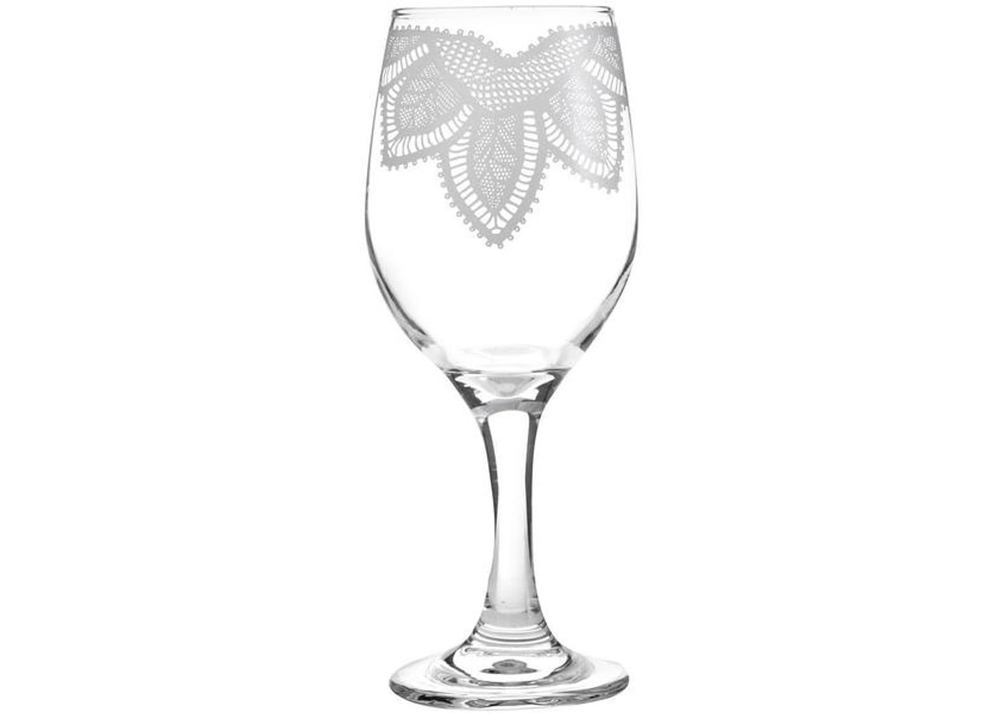 Jogo de Taças de Vidro Mandacaru Martha Medeiros 400ml 6 Peças