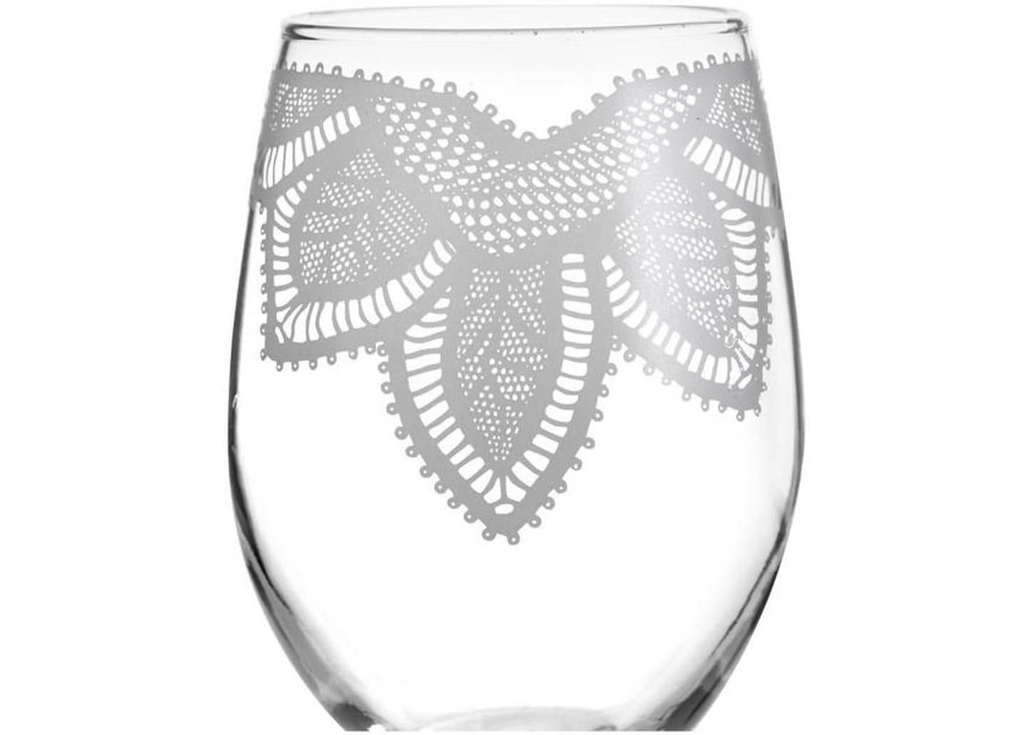 Jogo de Taças de Vidro Mandacaru Martha Medeiros 400ml 6 Peças