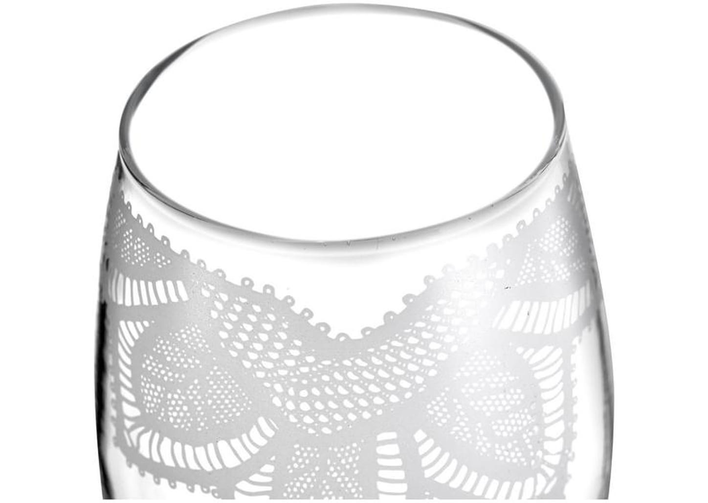 Jogo de Taças de Vidro Mandacaru Martha Medeiros 400ml 6 Peças