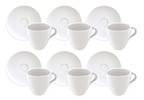 Jogo de Xícaras de Café de Porcelana 95ml - Tramontina Paola 6 Peças