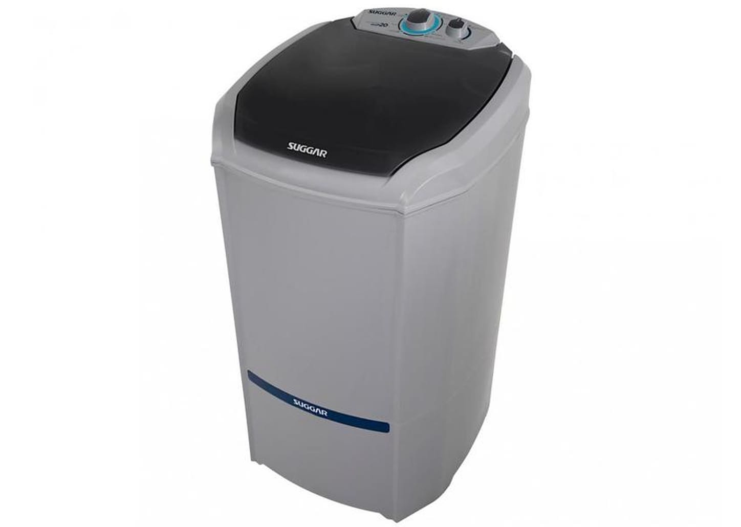 Lavadora de Roupas Suggar 20kg 6 Programas de Lavagem Prata LE2001PR