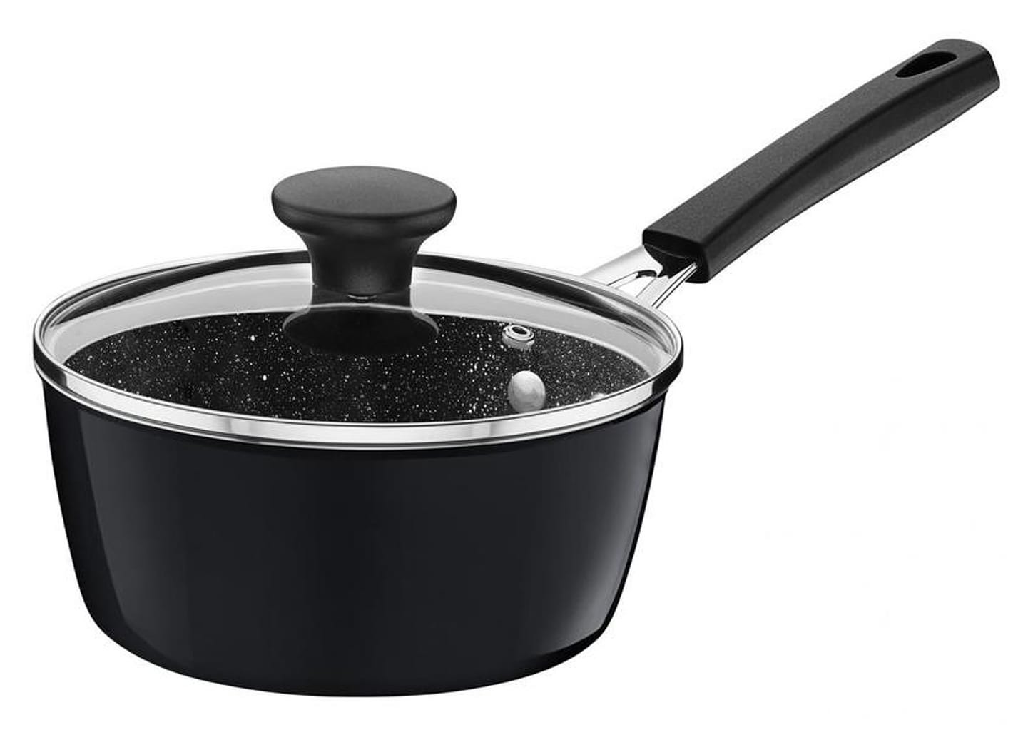 Jogo de Panelas Tramontina Revestimento Cerâmico de Alumínio Cinza 5 Peças Glenz