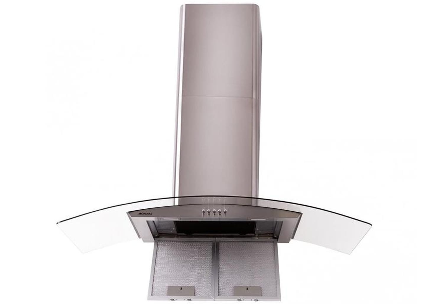 Coifa de Parede Mondial 90cm até 6 Bocas - Vidro Curvo CF90-01