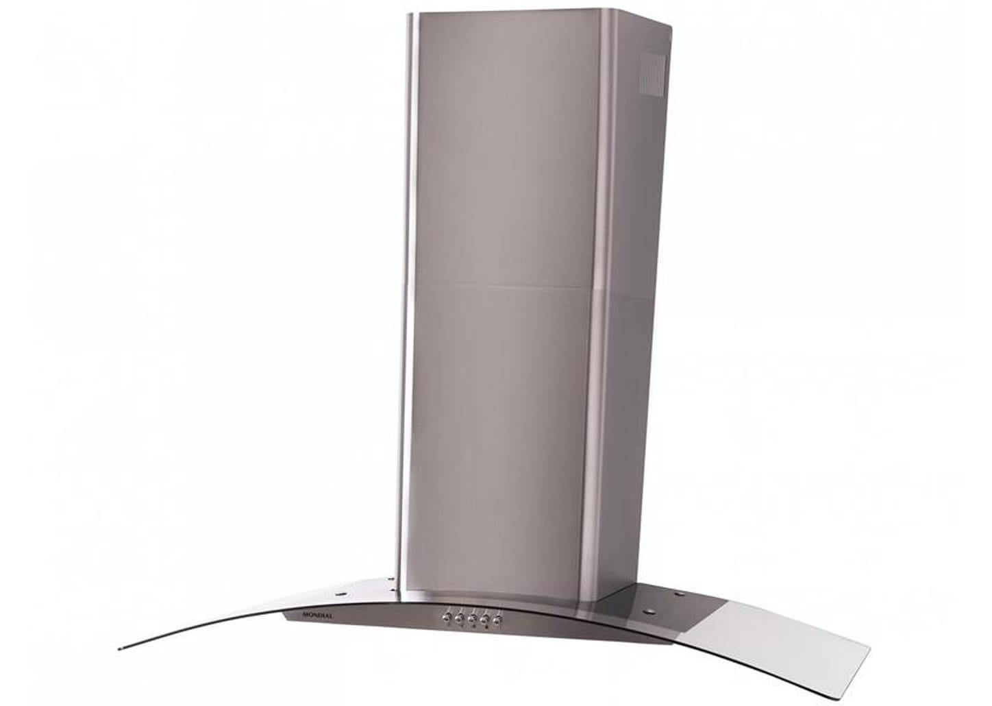 Coifa de Parede Mondial 90cm até 6 Bocas - Vidro Curvo CF90-01