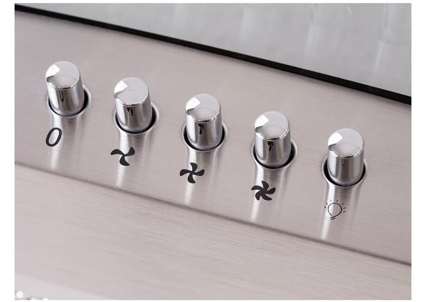 Coifa de Parede Mondial 90cm até 6 Bocas - Vidro Curvo CF90-01