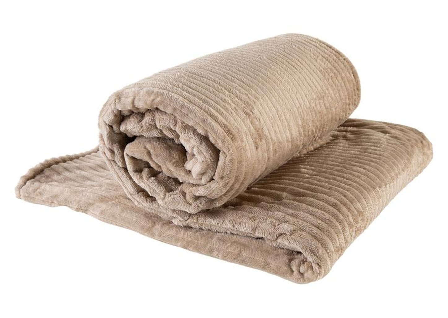 Cobertor Casal Jolitex Poliéster Dyuri Bege