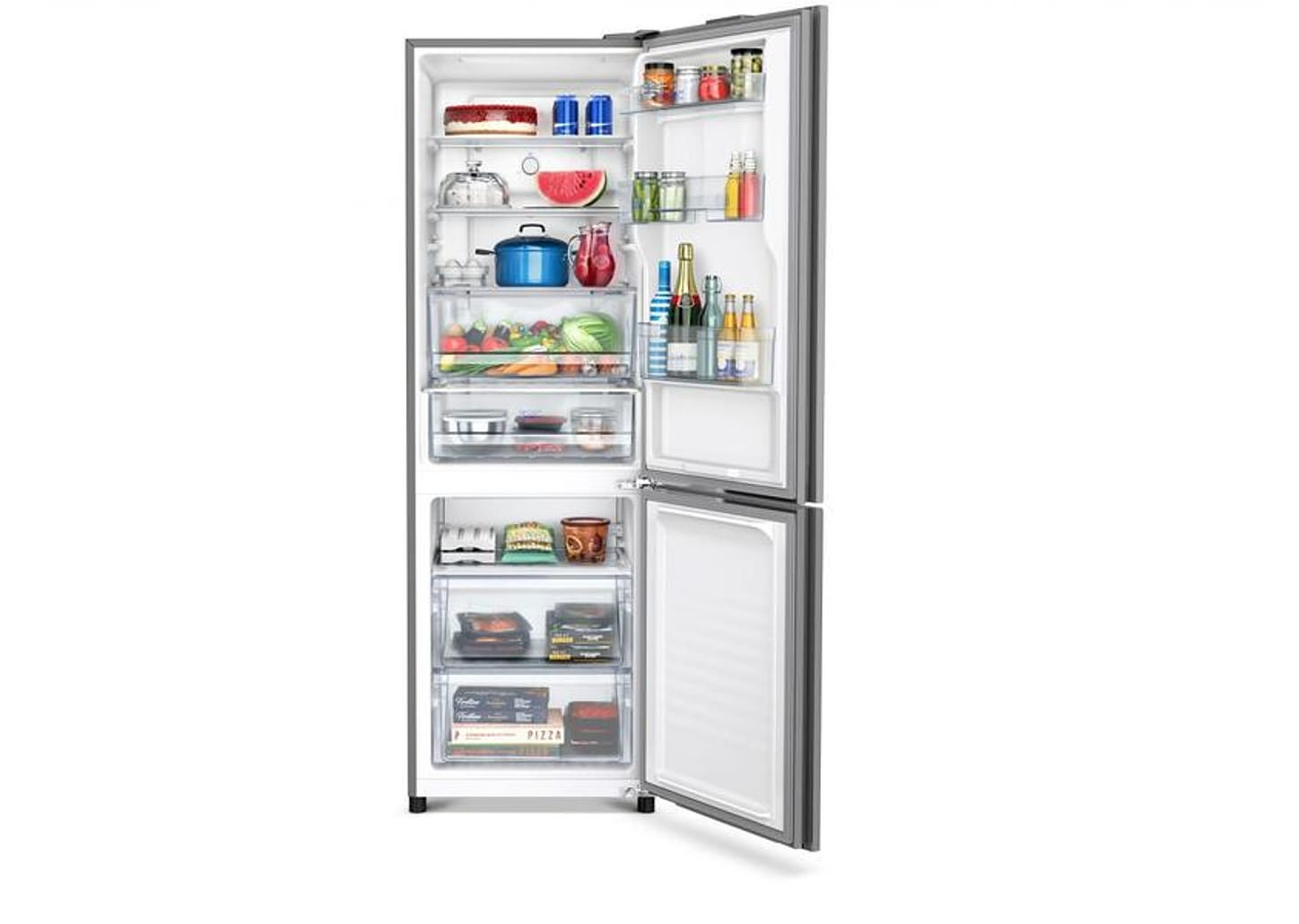 Geladeira/Refrigerador Panasonic Frost Free - Inverse Titânio 397L NR-BB41PV1TA