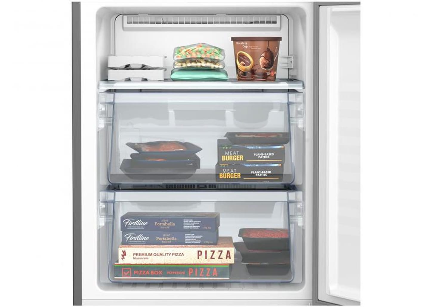Geladeira/Refrigerador Panasonic Frost Free - Inverse Titânio 397L NR-BB41PV1TA