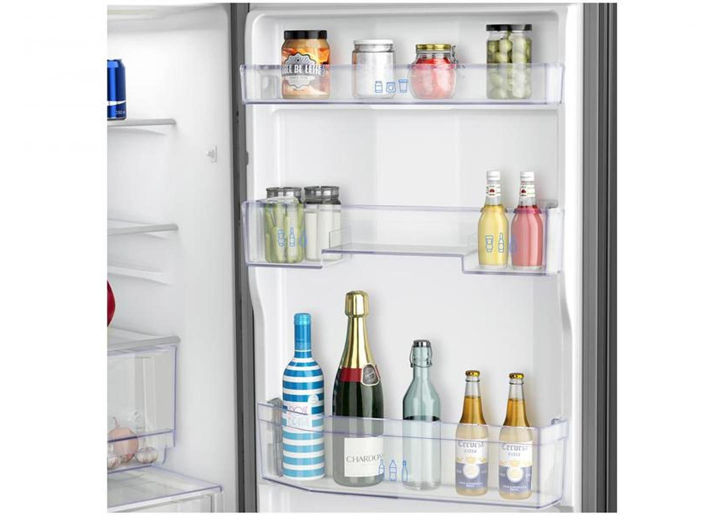 Geladeira/Refrigerador Panasonic Frost Free - Inverse Titânio 397L NR-BB41PV1TB