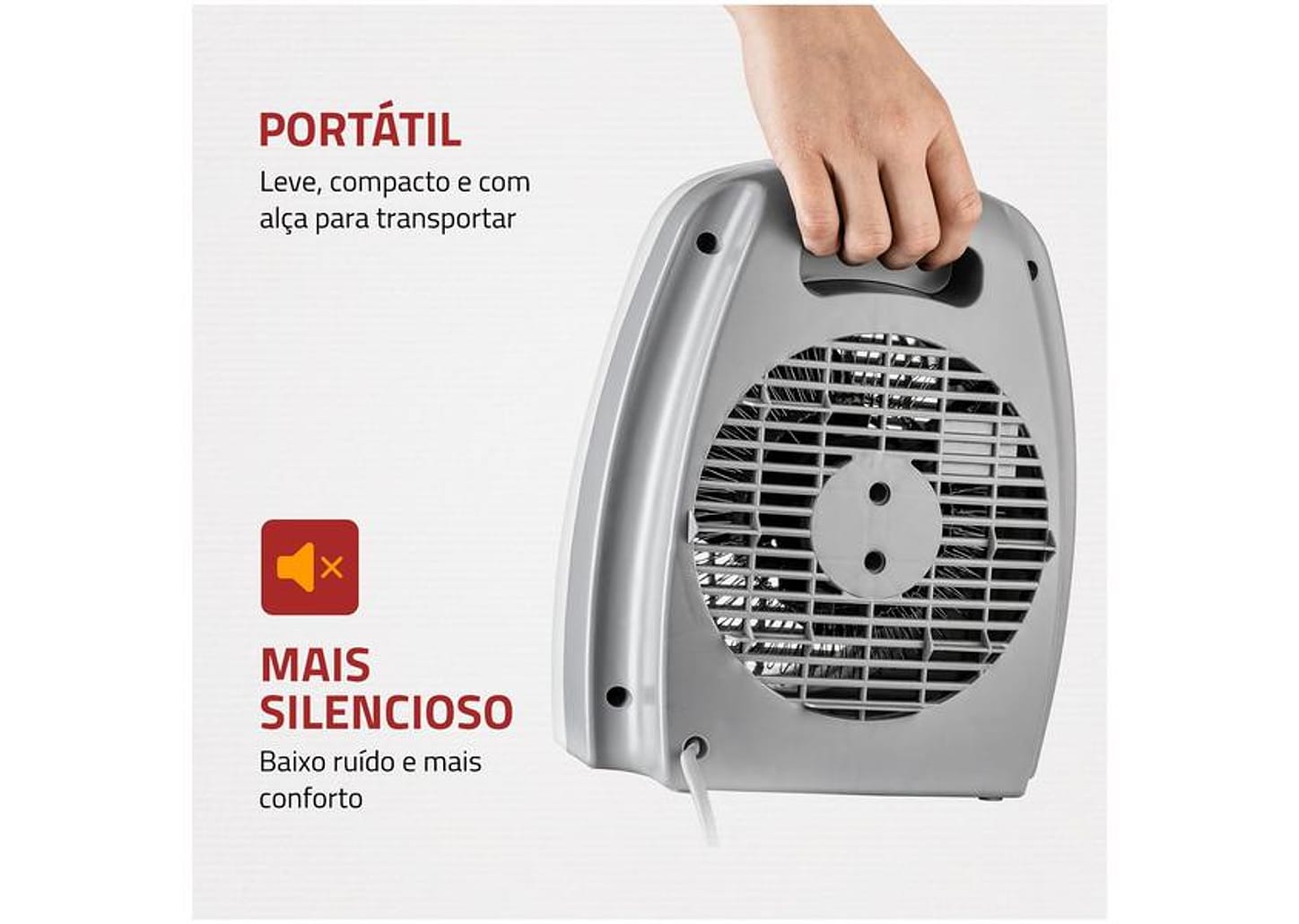 Aquecedor Termoventilador Mondial A-08 Portátil