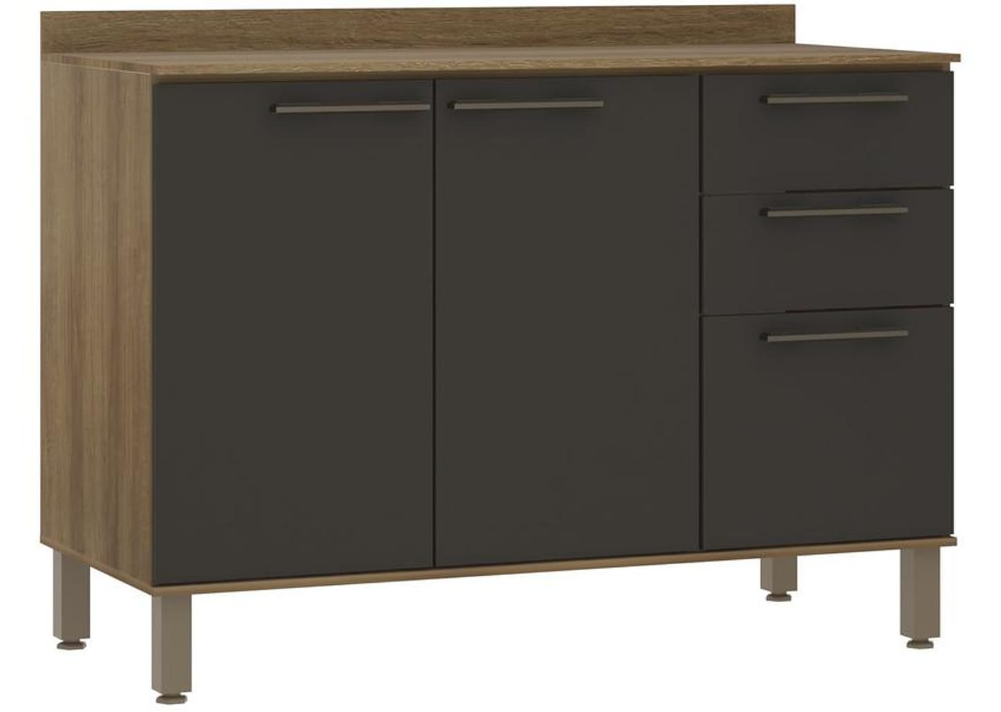 Balcão de Cozinha com Tampo para Pia