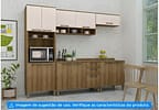 Balcão de Cozinha com Tampo para Cooktop Luciane 2 Portas Suíça