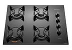 Cooktop 4 Bocas a Gás GLP Atlas Preto U Top