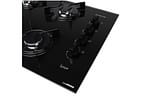 Cooktop 4 Bocas a Gás GLP Atlas Preto U Top
